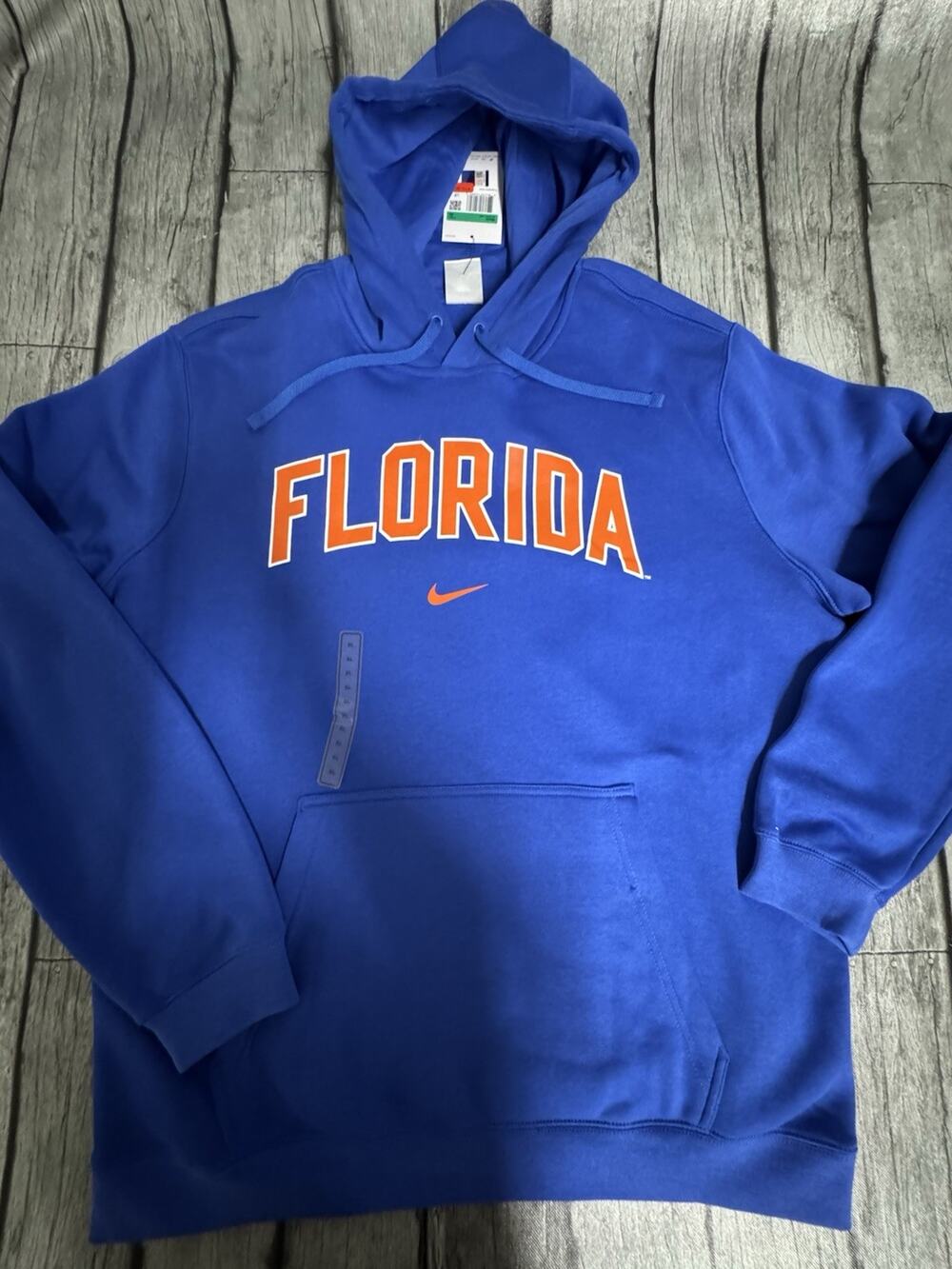 NWT Men’s Nike Florida Gators Arch Fleece Hoodie Blue XL X-Large Sweatshirt